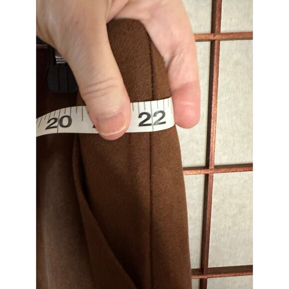 Cato faux suede midi skirt brown size 22/24 women's - Picture 7 of 9